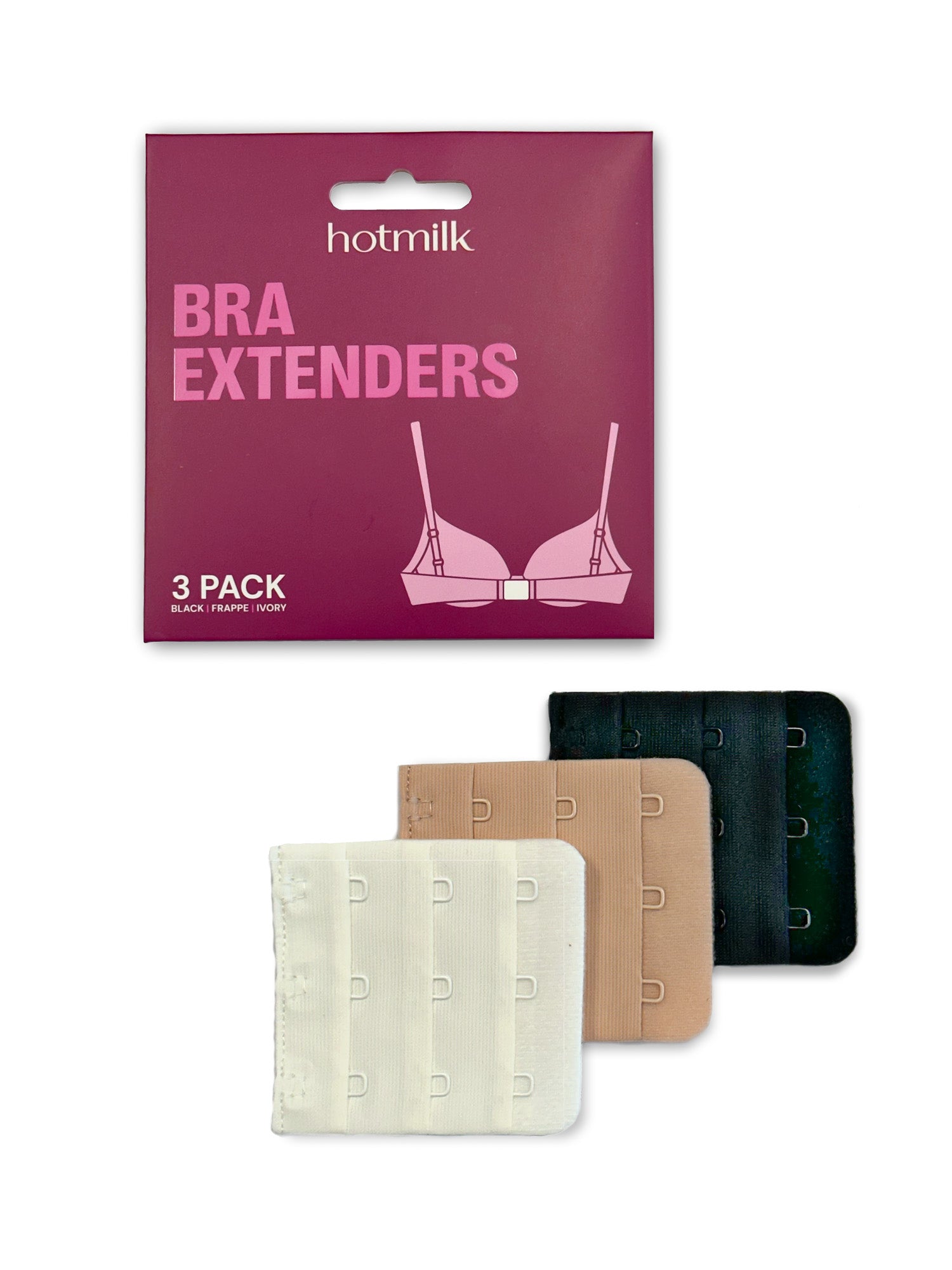 HOTMILK BRA EXTENDER - 3PACK