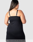 Back of Dream Nursing Nightie Wirefree in Black