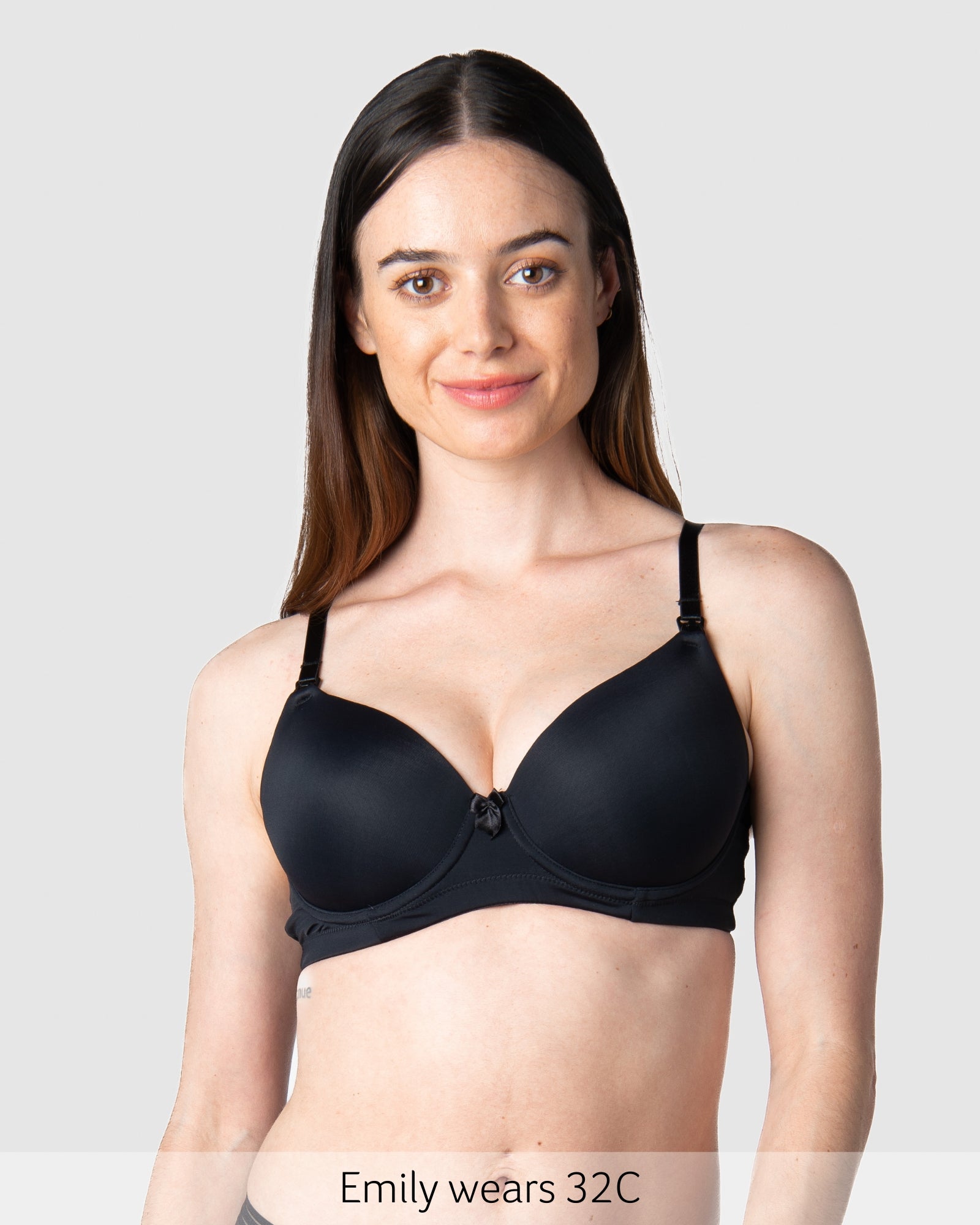 Forever Yours Flexiwire Contour Nursing Bra in Black