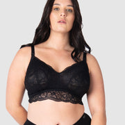 Heroine Wirefree Nursing Bralette in Black