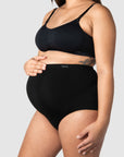 MY NECESSITY SEAMLESS BLACK PREGNANCY FULL BRIEF