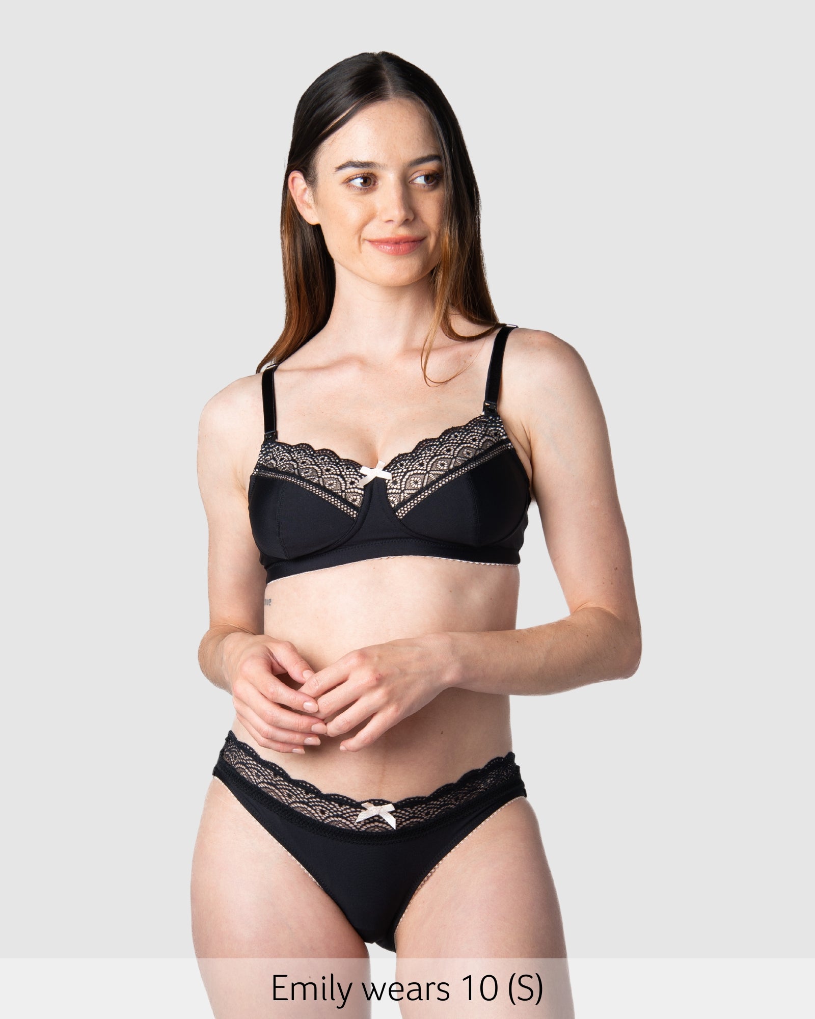 Show Off Maternity Brief in Black