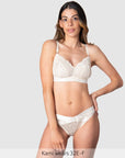 Warrior Wirefree Soft Cup Nursing Bra in Ivory