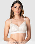 Warrior Wirefree Soft Cup Nursing Bra in Ivory