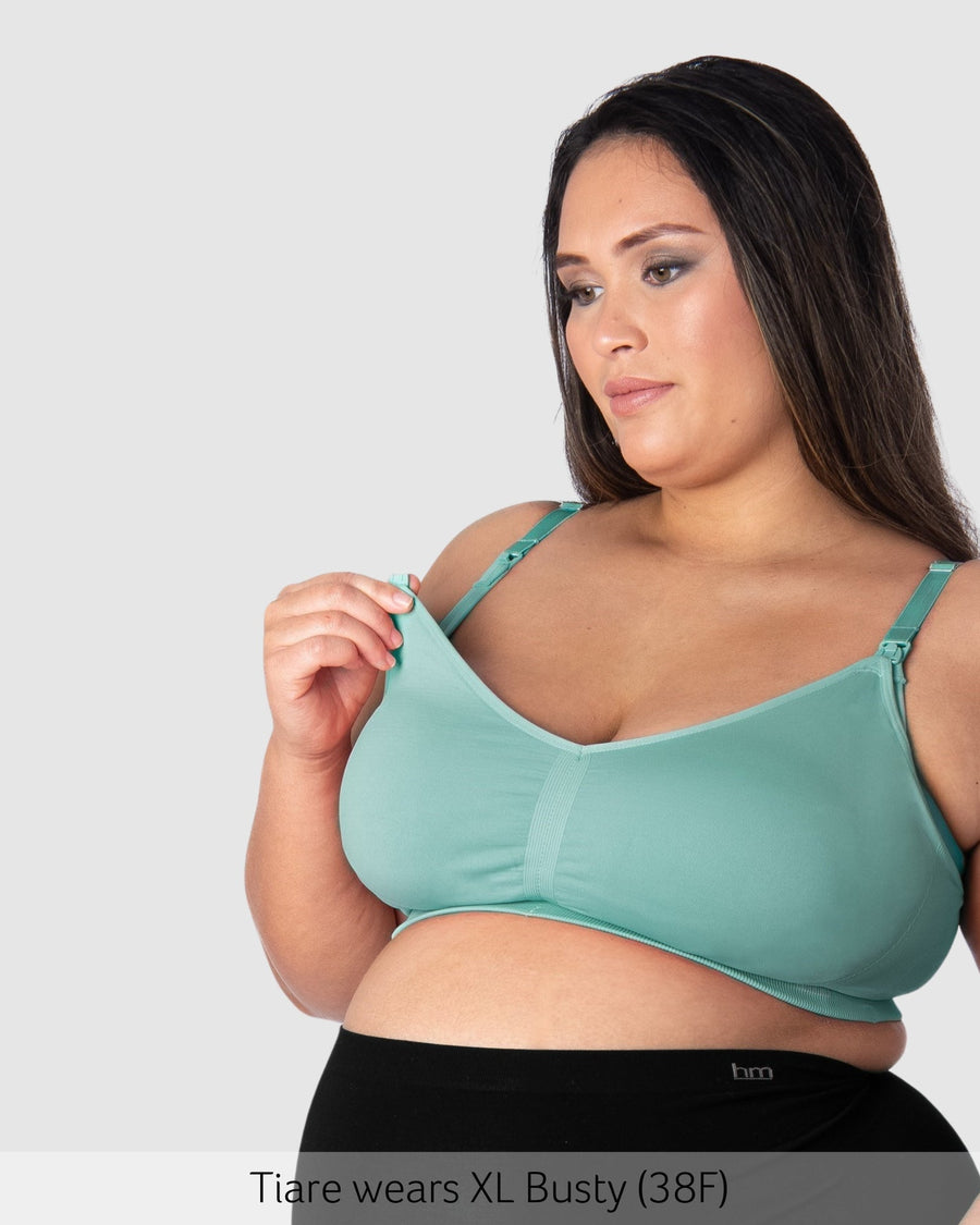 Nursing Clip featured on My Necessity Multifit Sleep Nursing Bra in Jade