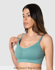 Nursing Clip featured on My Necessity Multifit Sleep Nursing Bra in Jade