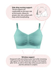 Technical features on My Necessity Multifit Sleep Nursing Bra in Jade