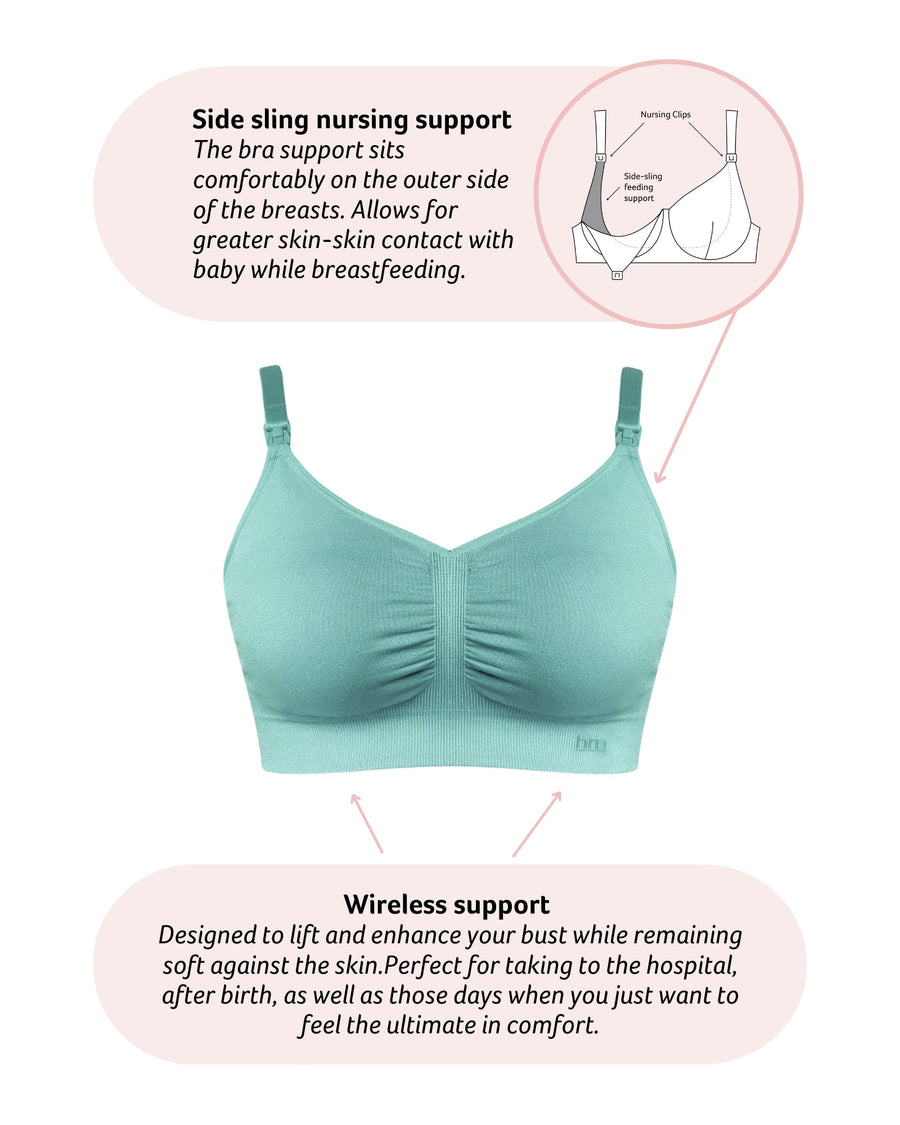 Technical features on My Necessity Multifit Sleep Nursing Bra in Jade