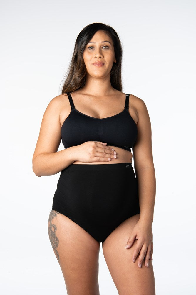 MY NECESSITY SEAMLESS BLACK PREGNANCY FULL BRIEF