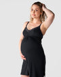 HOTMILK UK MATERNITY DREAM NIGHTIE BLACK MULTIFIT REGULAR