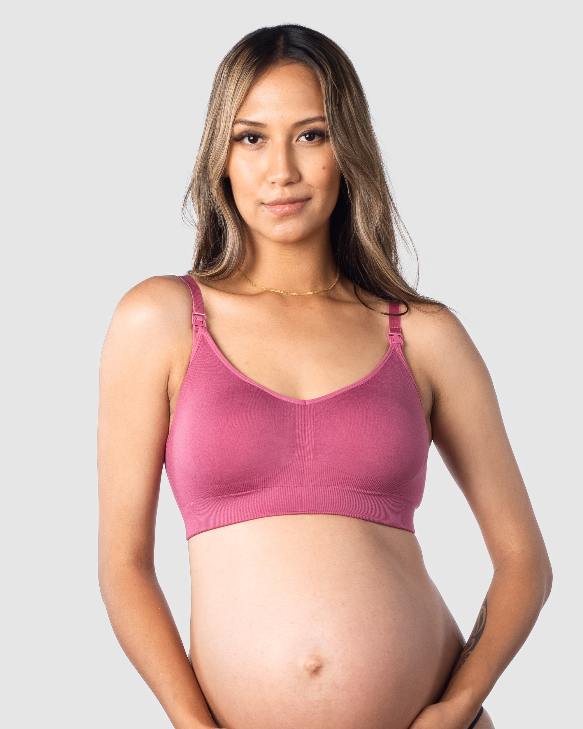 HOTMILK UK MY NECESSITY ROSE MULTIFIT REGULAR NURSING BRA - WIREFREE