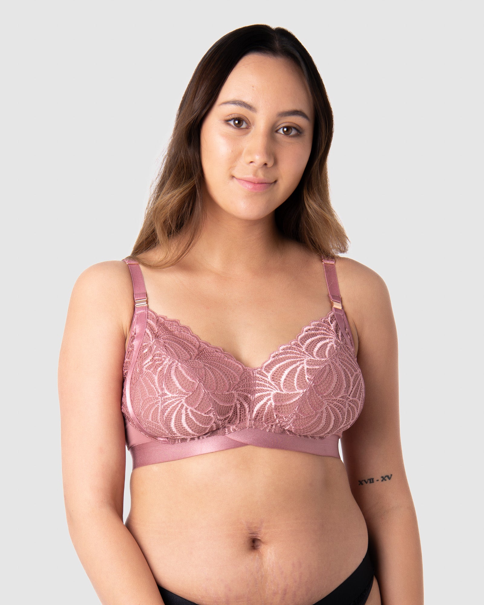 Hotmilk Maternity Lingerie WARRIOR SOFT CUP ANTIQUE ROSE NURSING BRA - WIREFREE